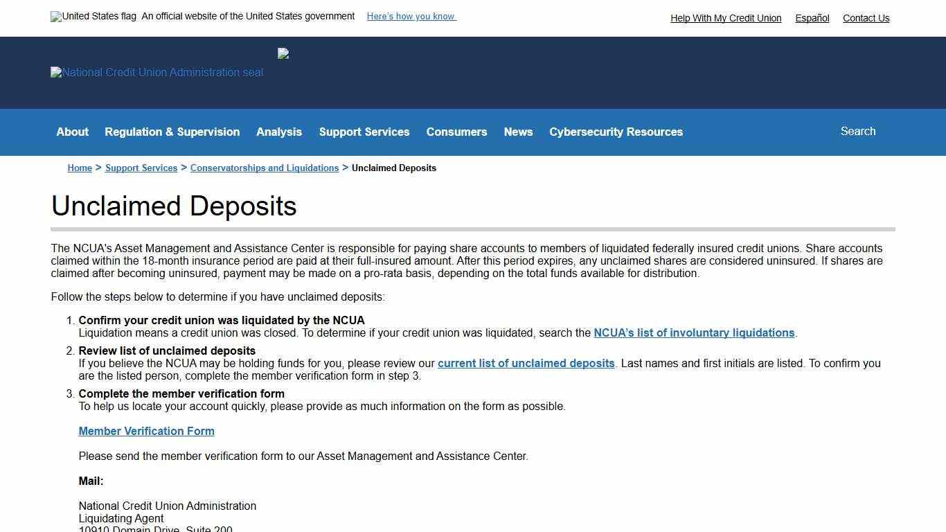 Unclaimed Funds: Recover Money from Closed or Liquidated Credit Union